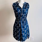 Escapada  Size S Anchor print drawstring waist summer Dress Photo 1