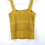 Banana Republic Knit Mustard Thick Strap Tank Top. Photo 2