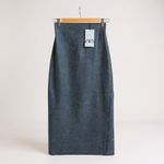 ZARA MIDI Pencil Skirt With Slit On The Back Photo 2