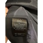 Talbot Runhof Metallic Ruched Draped Dress Long Sleeve Blue Women's 14 $1650 Size undefined Photo 4