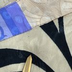 ZURY Wrap Skirt Free Size Boho Festival Hippie Bohemian Rave Made in India Rayon Blue Photo 4