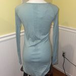 Kaisely Kasely Oversized Long Sleeve Top. Size small. Pale blue/green: Photo 5
