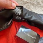 Ashley Stewart NWT Pull On Pant Faux Leather Trim Stretc Orange Size 18/20 Plus Photo 1