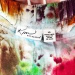 kim rogers  Size 10 Pants Best Me Tie Dye Handmade Linen Lined Straight‎ 1181 Photo 6