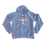 Jordana Autographed Blue Hoodie Long Sleeve Lightweight Sweatshirt Size Medium Photo 1