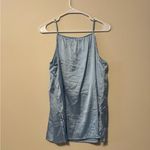 Crescent 5/$55 !! 🔥  Sky Blue Satin Top Photo 2