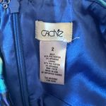 Cache Y2K Blue Strapless Mermaid Dress Size 2 VINTAGE Photo 6