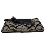 Coach Y2K  Black Gray Signature Canvas Wristlet Photo 2