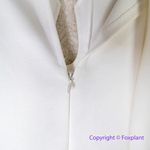 Eloquii New! keyhole dress with scarf ivory off white sheath , 24 Photo 11