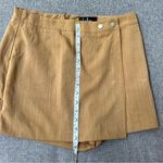 Lulus Lulu’s Keeping Things Casual Camel Faux Wrap Skort Size Large Shorts Skirt Photo 12