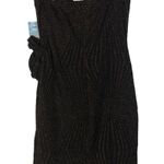 Trixxi Black Rainbow Glitter Drape Side Strapless Mini Dress M Photo 1