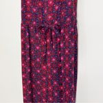 Free People  Floral Sunset Jumpsuit Romper in Red Combo Size Medium Photo 4