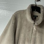 Torrid Teddy Sweater Fleece Jacket Women Size 4X 26 Beige Full Zip Pocket Soft Photo 2