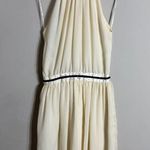 Mango Sleeveless Tennis Cocktail Mini Dress Women's 4 Ivory Chiffon Fit & Flare Photo 10