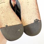 Rangoni Dalma Black Napa Leather Sandals Floral Mini Wedge Women’s Size 7.5 $170 Photo 8