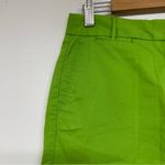 J.Crew Lime Green Stretch Summer Weight Chino Shorts Womens Size 4 Casual Preppy Photo 4
