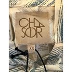 Chaser Women's XS Multicolor Striped Knit Poncho Top Hooded Lace-Up Photo 9