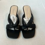 London Fog  Women’s Louelle, Black Heeled Sandals, Size‎ 8M + Photo 1