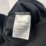 Nike  Femme Rib Pants Womens XL Black Stretch Embroidered Swoosh Logo Wide Leg Photo 7