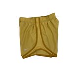 Nike  Shorts Dri Fit Tempo Gold Yellow Lined Running Athletic Size Women's XS Photo 2