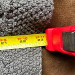 Willi Smith Gray Knit Cable Cardigan No Buttons with Belt 100% Cotton SZ S Photo 9