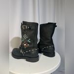 Frye Veronica Studded Stone Motorcycle Boots | 6 Photo 6