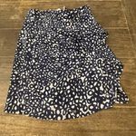 Max Mara  Silk Pencil Skirt‎ With Side Ruffle Geometric Career Wear Cocktail Photo 1