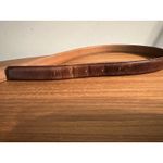 YSL Vintage Yves Saint Laurent Glazed Cowhide Belt Size 34/85 1214008 Brown Photo 2