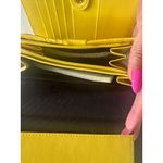 MONO COMME CA Yellow Logo Snap Wallet NEW in box Photo 3