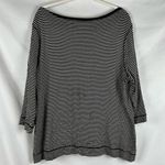Westbound  Stripe Boatneck Sleeve Pocket Blouse 2X Photo 3