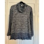 Gap navy cowl neck space dye sweater medium Photo 1