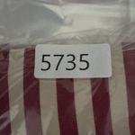 Loft  Dress Womens 6 Dark Pink White Striped Fit &‎ Flare Casual Office Preppy Photo 6