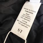 NEW The Augustine Once Piece Swim Bathing Suit Black Silver Ribbed Small Tall Photo 2