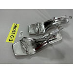 Womans Idifu Strappy Dress Sandals 9 Silver Buckle Heel NWOT Photo 2