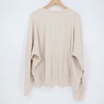 AE Offline by Aerie Waffle Knit Crew Neck Long Sleeve Thermal Top Beige XL Tan Photo 4