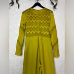Valentina Romantic Sexy Lace Detail Jumpsuit in Yellow Size Large Photo 8