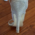 Audrey Brooke Women's  Gold Metallic Sparkly AB Shanice Strappy Heels Photo 7