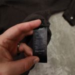 Free People  Shirt We The Free Summer Daydream Grey Button Up Raw Hem XS Boho Photo 6