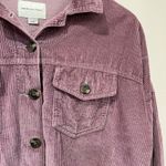 American Eagle  Corduroy Cropped Jacket Mauve Button Front Women’s Size XS Photo 6