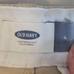 Old Navy Old Navy Chino Shorts Women's Tan Euro Summer Preppy Comfort Vacation Size 4 Photo 2
