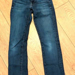 7 For All Mankind Jeans 25 Kimmie Straight Leg Dark Faded Wash Stretch Denim Photo 0