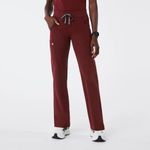 FIGS Kade Cargo Scrub Pants in Burgundy, Size X-Small Photo 1