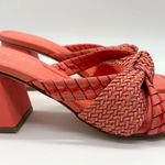 Marc Fisher Women's  Sqaure Toe Slip-on Dress Orange Sandals 8.5 Photo 1