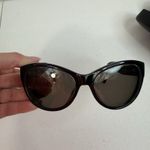 Michael Kors Women’s Sunglasses FRAMES ONLY Brown Gold Logo Cateye Shape Photo 6