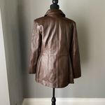 Anne Klein Leather Jacket with removable Faux Fir lining NWT Photo 2