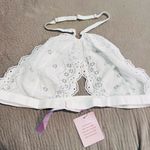 Savagexfenty NEW Savage X Fenty White Lace Plus Size Bralette with Daisy Details Photo 2