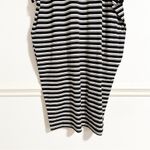 Universal Threads Universal Standard Geneva Black and White Striped Dress Photo 1