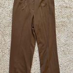 Focus 2000 Women’s Dress Pants Size 16W Brown Flat Front Stretch Slacks Photo 0