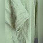 Habitat  Clothes to Live In Green Lightweight Lagenlook Jacket Top, Size Medium Photo 3