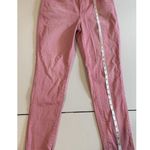 Seven7 Jeans Womens 10 Pink Raw Hem Mid Rise Ankle Skinny Preppy Stretch Travel Photo 3